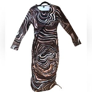 Beautiful long patterned dress